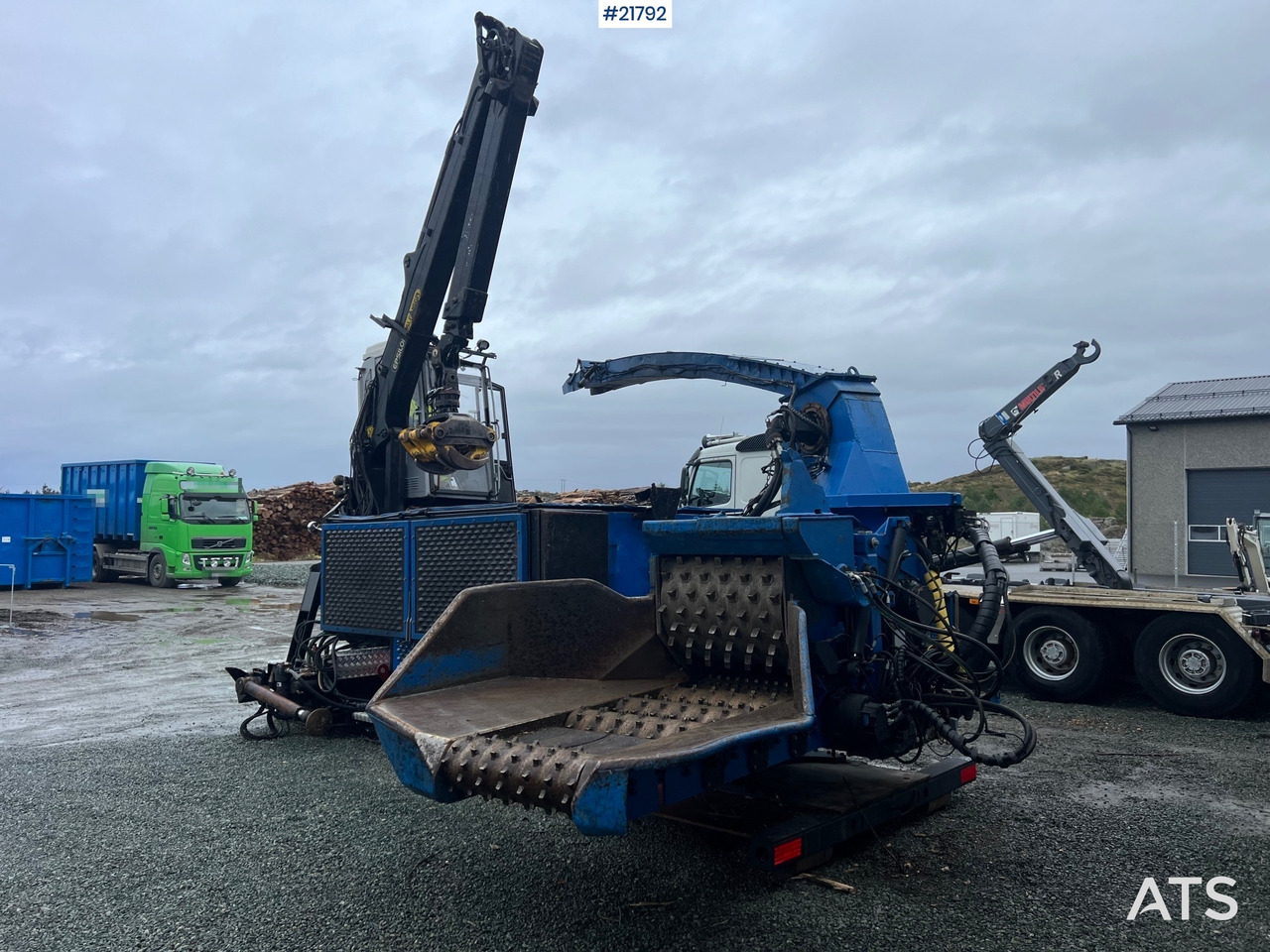 Wood chipper Bruks 806st Bio tre kverner m/ Epsilon palfinger m120l97 tømmerkrane: picture 28 Wood chipper Bruks 806st Bio tre kverner m/ Epsilon palfinger m120l97 tømmerkrane: picture 28