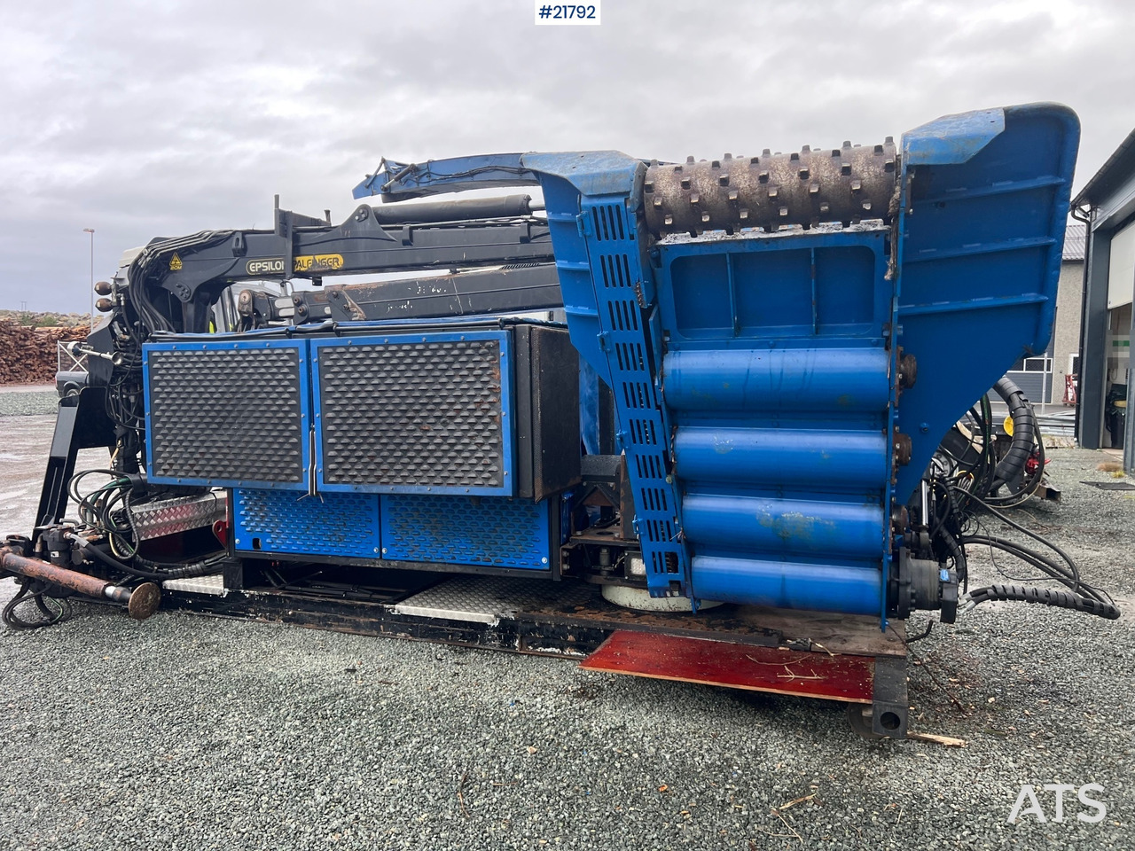 Wood chipper Bruks 806st Bio tre kverner m/ Epsilon palfinger m120l97 tømmerkrane: picture 29 Wood chipper Bruks 806st Bio tre kverner m/ Epsilon palfinger m120l97 tømmerkrane: picture 29