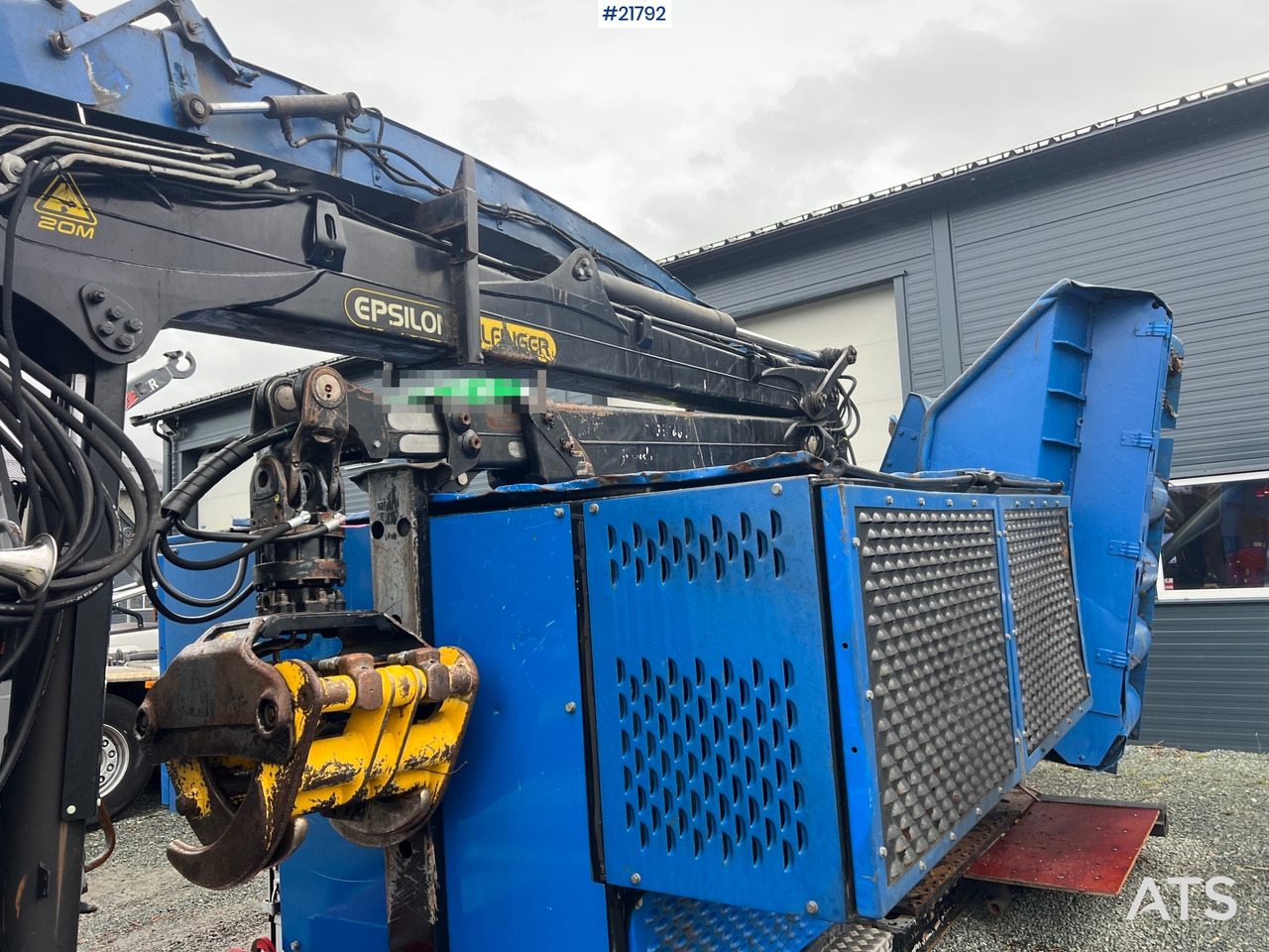 Wood chipper Bruks 806st Bio tre kverner m/ Epsilon palfinger m120l97 tømmerkrane: picture 17 Wood chipper Bruks 806st Bio tre kverner m/ Epsilon palfinger m120l97 tømmerkrane: picture 17