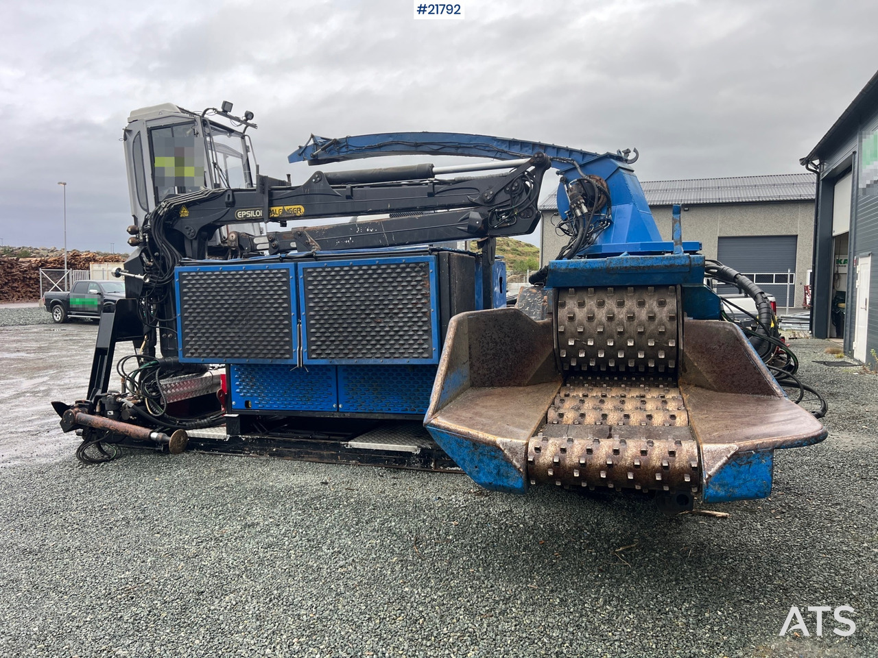 Wood chipper Bruks 806st Bio tre kverner m/ Epsilon palfinger m120l97 tømmerkrane: picture 26 Wood chipper Bruks 806st Bio tre kverner m/ Epsilon palfinger m120l97 tømmerkrane: picture 26