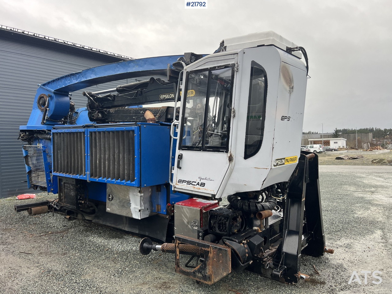 Wood chipper Bruks 806st Bio tre kverner m/ Epsilon palfinger m120l97 tømmerkrane: picture 11 Wood chipper Bruks 806st Bio tre kverner m/ Epsilon palfinger m120l97 tømmerkrane: picture 11