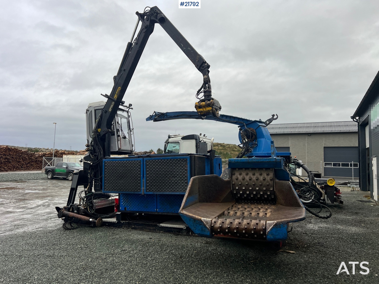 Wood chipper Bruks 806st Bio tre kverner m/ Epsilon palfinger m120l97 tømmerkrane: picture 27 Wood chipper Bruks 806st Bio tre kverner m/ Epsilon palfinger m120l97 tømmerkrane: picture 27