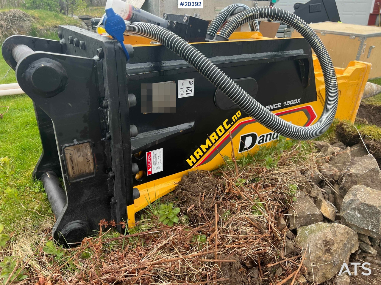 Danda D&A150DX pigg hammer (1231 kg ) m/ s60 feste - Hydraulic hammer: picture 4 Danda D&A150DX pigg hammer (1231 kg ) m/ s60 feste - Hydraulic hammer: picture 4