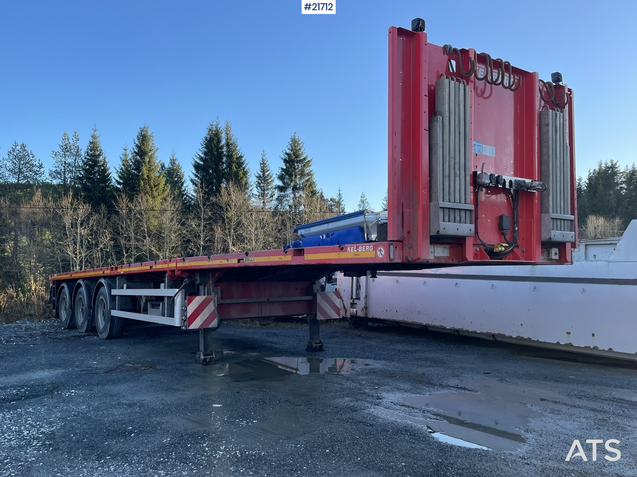 Doll DOLL P3H-Z18 Rettsemi med uttrekk - Dropside/ Flatbed semi-trailer: picture 1 Doll DOLL P3H-Z18 Rettsemi med uttrekk - Dropside/ Flatbed semi-trailer: picture 1