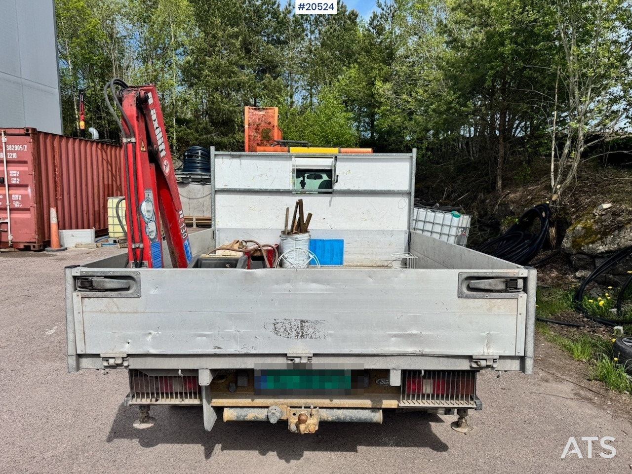 Ford Transit - Open body delivery van, Crane truck: picture 4 Ford Transit - Open body delivery van, Crane truck: picture 4