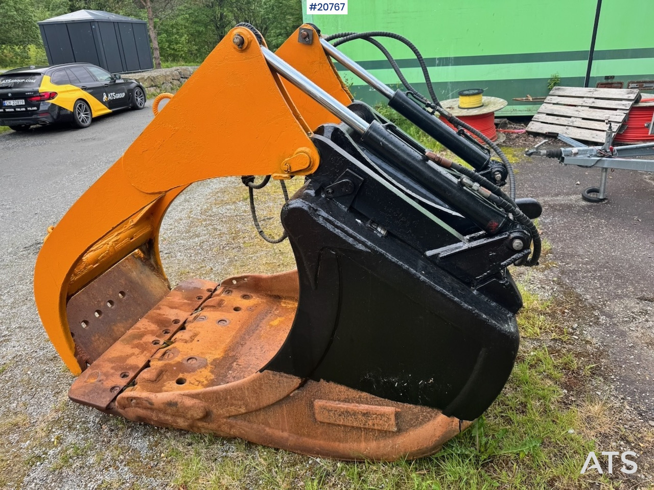 Graveskuffe m klype - Excavator bucket for Construction machinery: picture 1 Graveskuffe m klype - Excavator bucket for Construction machinery: picture 1