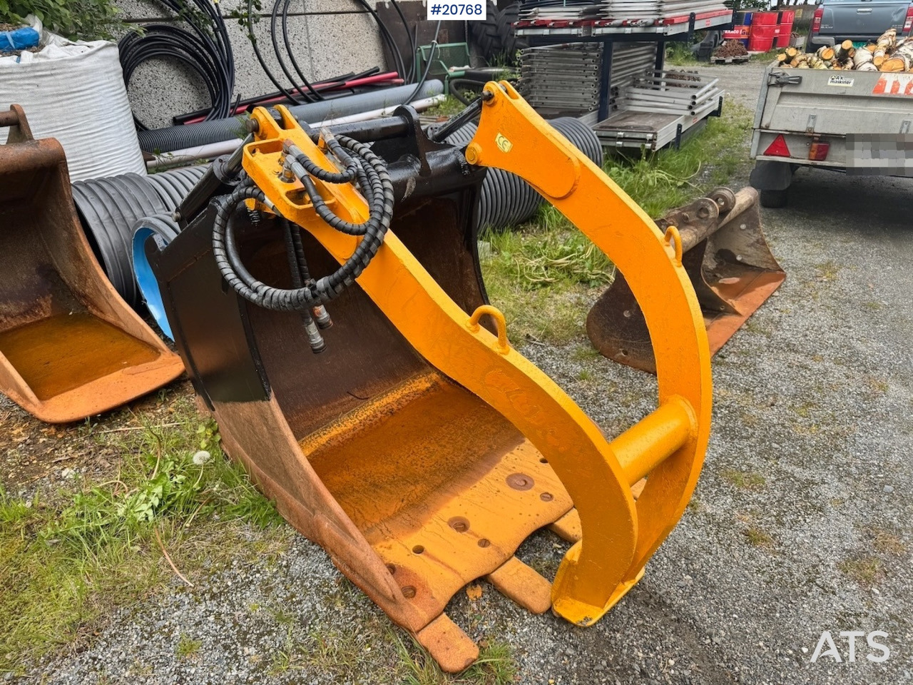 Graveskuffe m klype - Excavator bucket for Construction machinery: picture 1 Graveskuffe m klype - Excavator bucket for Construction machinery: picture 1