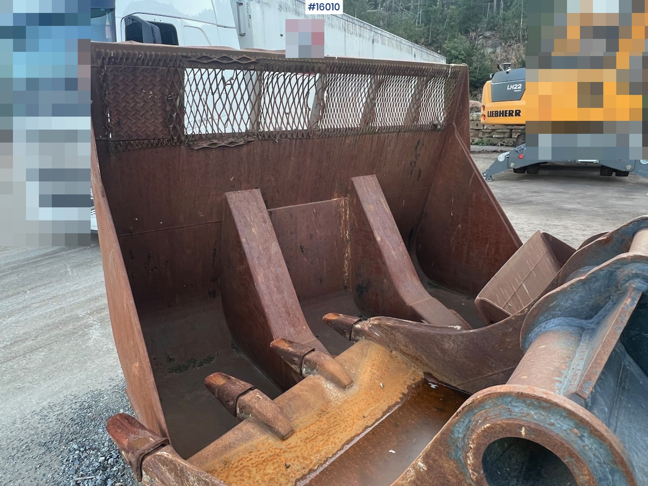 Hjullasterskuffe m/ liten BM feste - Excavator bucket for Construction machinery: picture 2 Hjullasterskuffe m/ liten BM feste - Excavator bucket for Construction machinery: picture 2