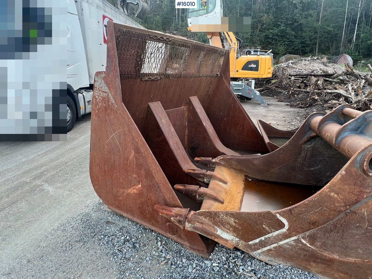 Hjullasterskuffe m/ liten BM feste - Excavator bucket for Construction machinery: picture 1 Hjullasterskuffe m/ liten BM feste - Excavator bucket for Construction machinery: picture 1