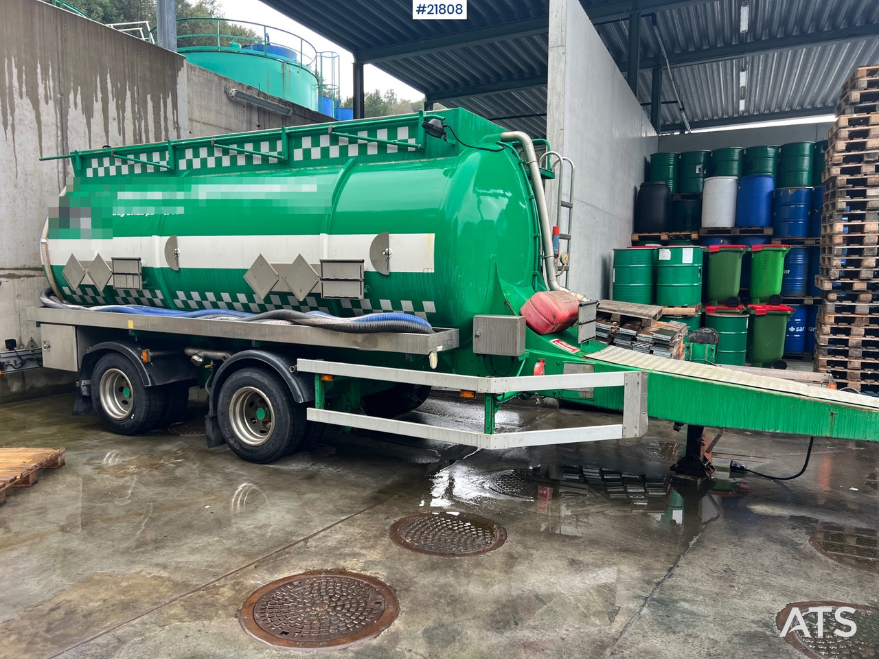 Jyki 2002 jyki ts2-15cr 2 akslet tankhenger rep.objekt - Tanker trailer: picture 1 Jyki 2002 jyki ts2-15cr 2 akslet tankhenger rep.objekt - Tanker trailer: picture 1