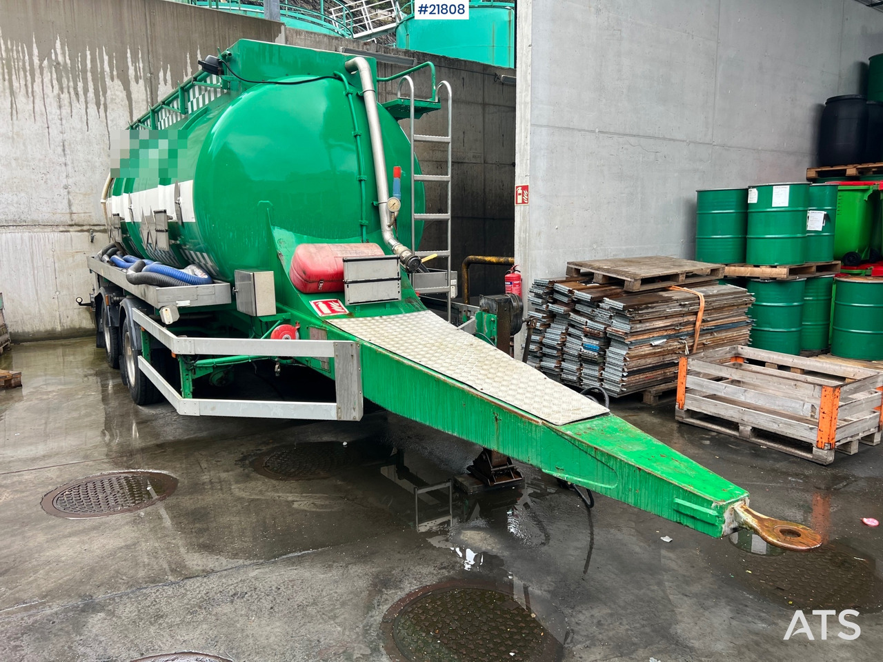 Jyki 2002 jyki ts2-15cr 2 akslet tankhenger rep.objekt - Tanker trailer: picture 4 Jyki 2002 jyki ts2-15cr 2 akslet tankhenger rep.objekt - Tanker trailer: picture 4