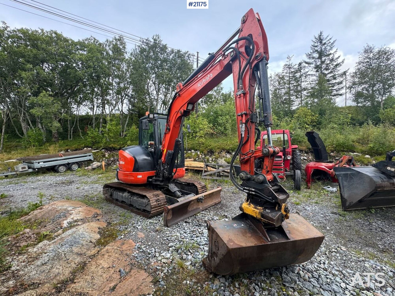 Kubota U 55-4 - Mini excavator: picture 3 Kubota U 55-4 - Mini excavator: picture 3