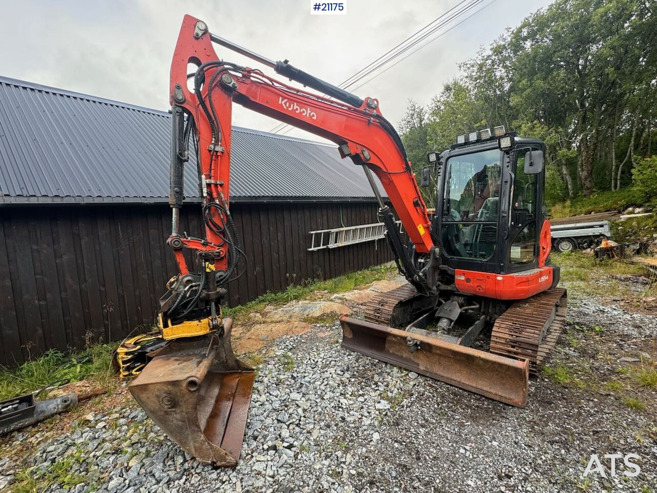 Kubota U 55-4 - Mini excavator: picture 2 Kubota U 55-4 - Mini excavator: picture 2