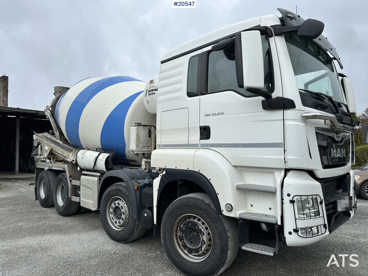 MAN TGS 35.510 8x4 betongbil med 9 meter hydr. renne (gullavtale) - Concrete mixer truck: picture 4 MAN TGS 35.510 8x4 betongbil med 9 meter hydr. renne (gullavtale) - Concrete mixer truck: picture 4
