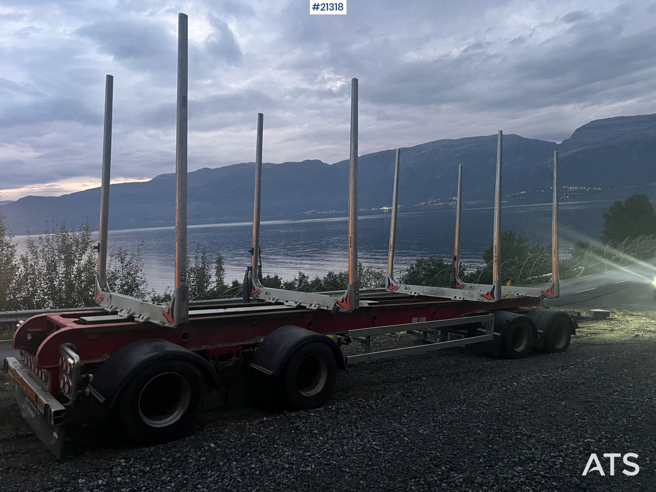 MVB10 MVB10-FLS4 4 akslet Tømmerhenger - Timber trailer: picture 4 MVB10 MVB10-FLS4 4 akslet Tømmerhenger - Timber trailer: picture 4