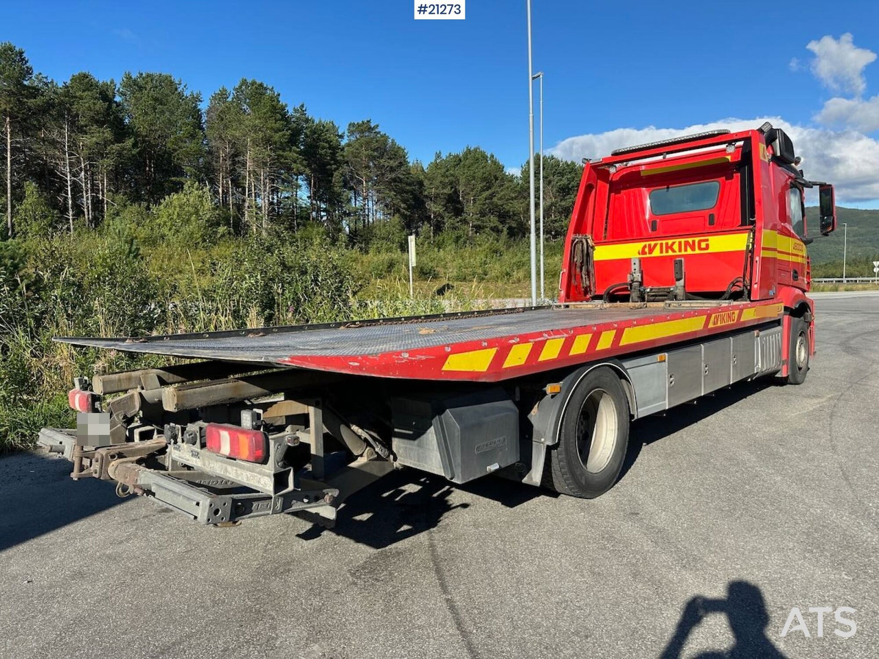 Mercedes ACTROS 1935 4x2 bergingsbil. Nyoverhalt styringsenhet. SE VIDEO - Tow truck: picture 4 Mercedes ACTROS 1935 4x2 bergingsbil. Nyoverhalt styringsenhet. SE VIDEO - Tow truck: picture 4
