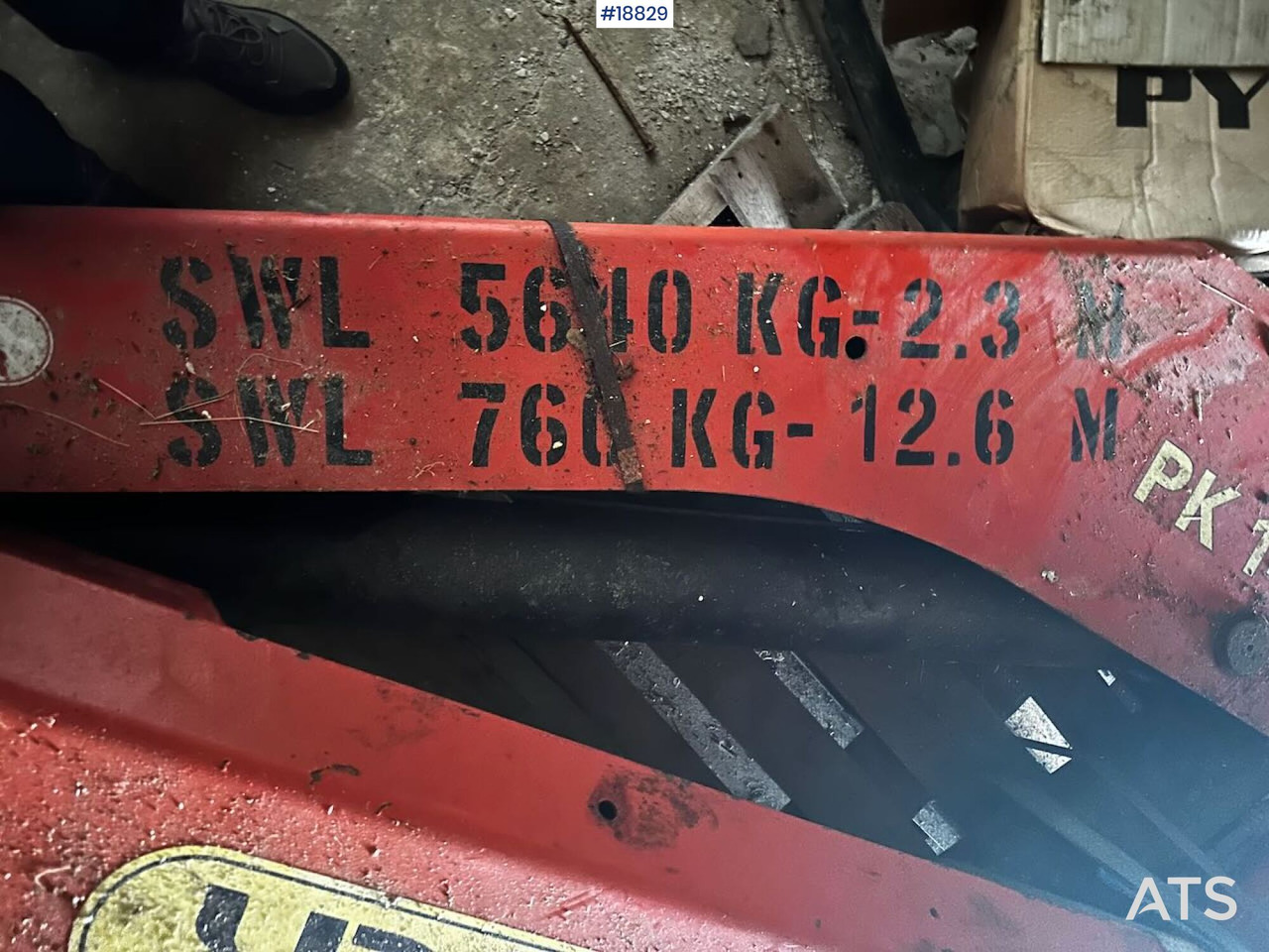 Palfinger PK 14080 - Truck mounted crane: picture 4 Palfinger PK 14080 - Truck mounted crane: picture 4