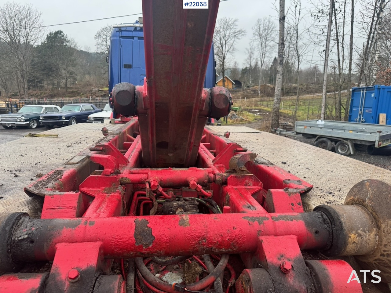 Hook lift truck Scania 2003 Scania R164 580 8x2 Tridem Krokbil: picture 15