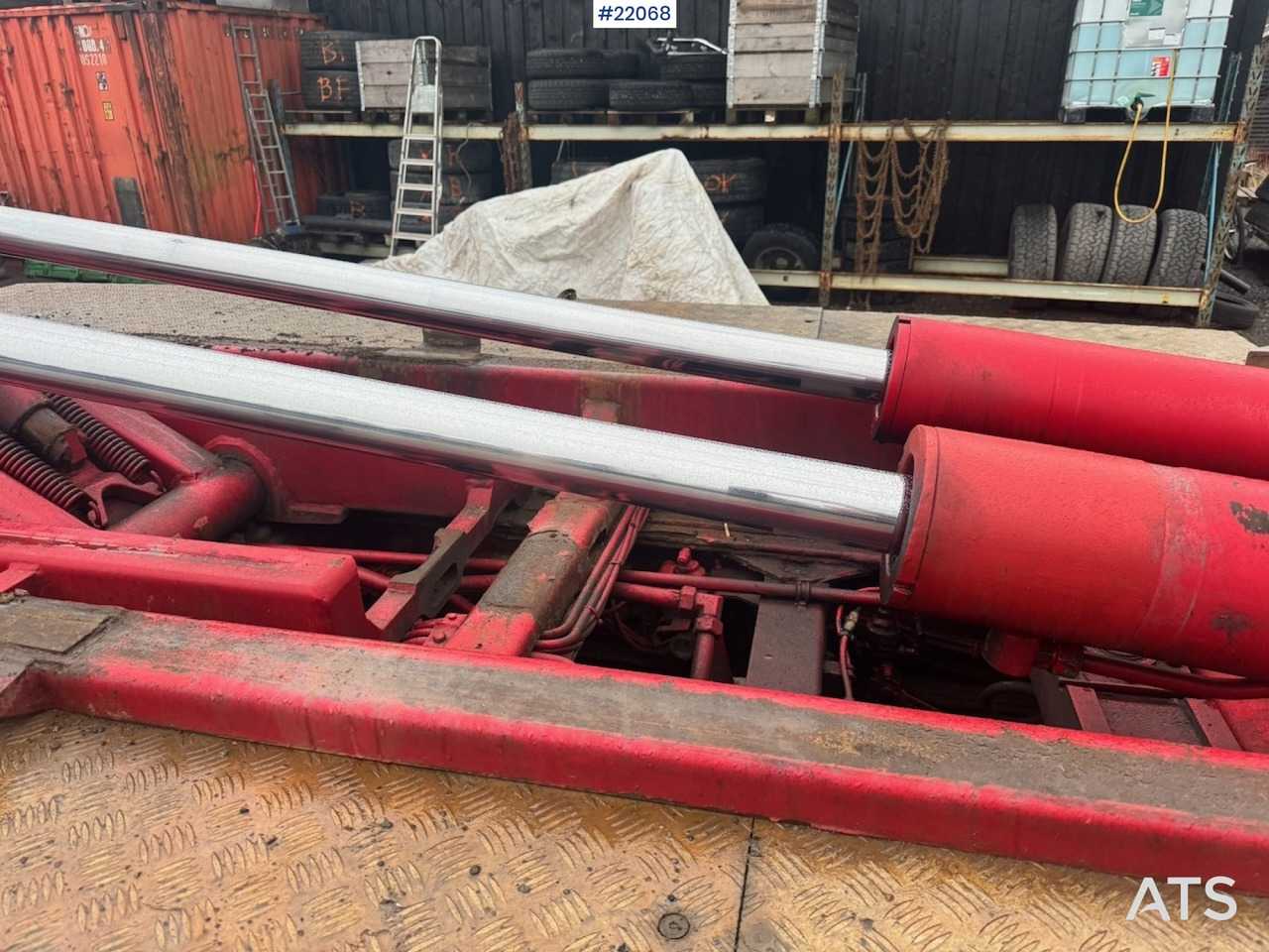 Hook lift truck Scania 2003 Scania R164 580 8x2 Tridem Krokbil: picture 18