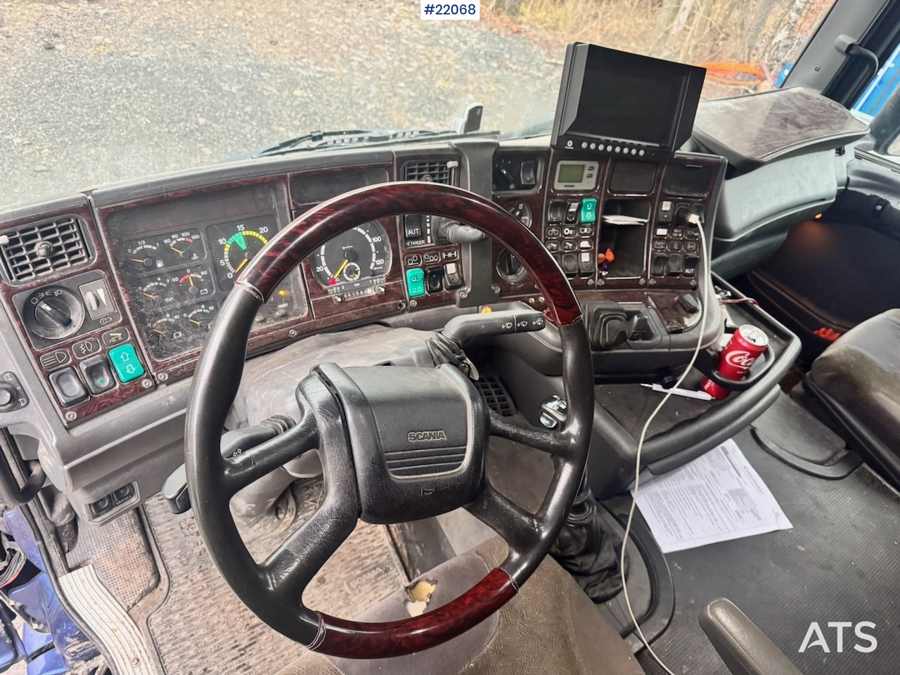 Hook lift truck Scania 2003 Scania R164 580 8x2 Tridem Krokbil: picture 24