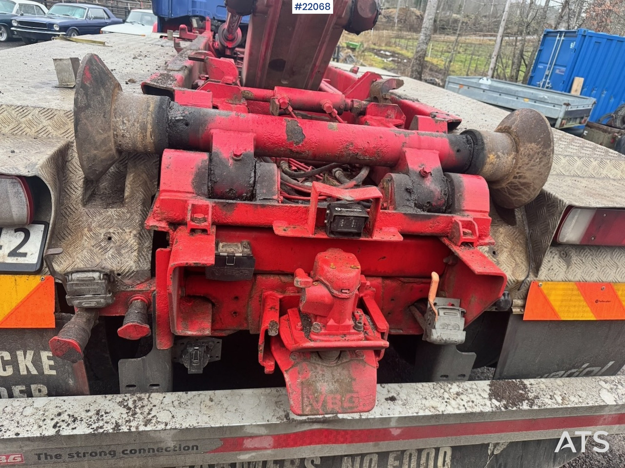 Hook lift truck Scania 2003 Scania R164 580 8x2 Tridem Krokbil: picture 31