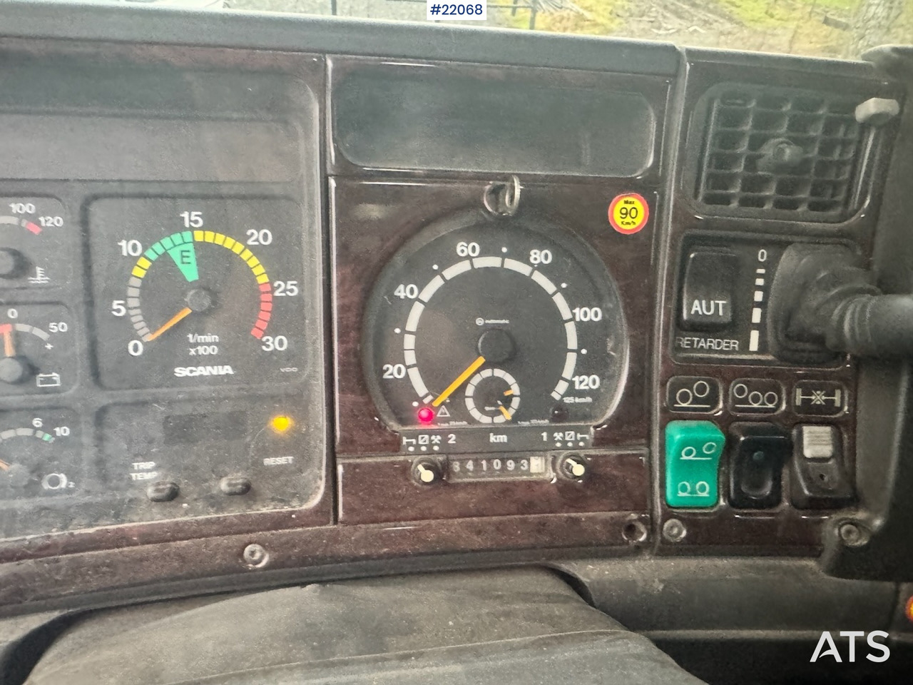 Hook lift truck Scania 2003 Scania R164 580 8x2 Tridem Krokbil: picture 27