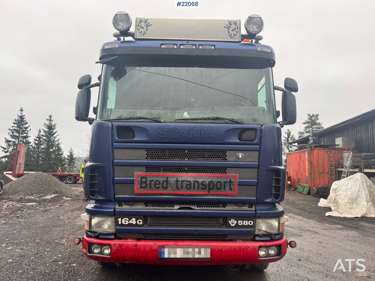 Hook lift truck Scania 2003 Scania R164 580 8x2 Tridem Krokbil: picture 10