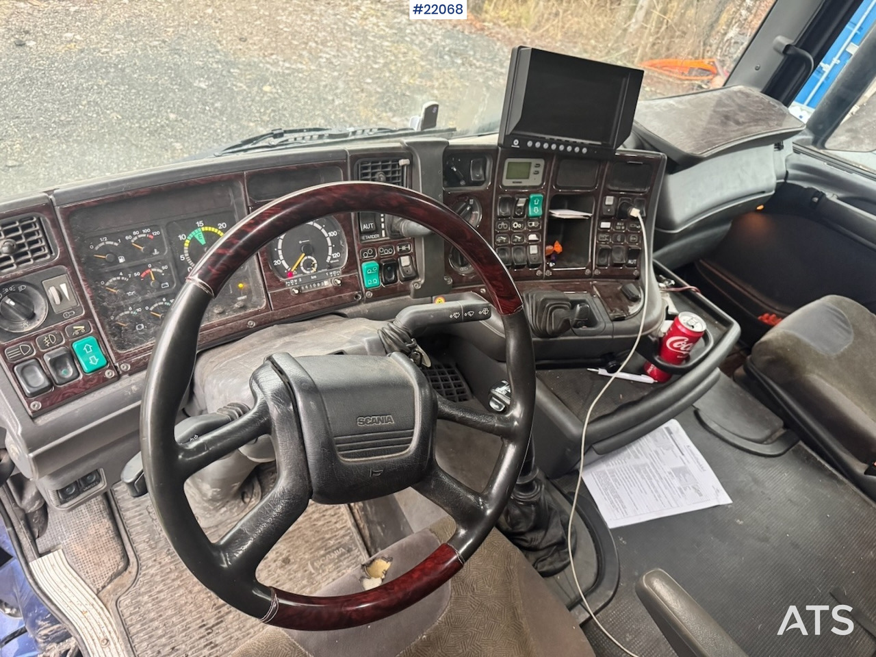 Hook lift truck Scania 2003 Scania R164 580 8x2 Tridem Krokbil: picture 25