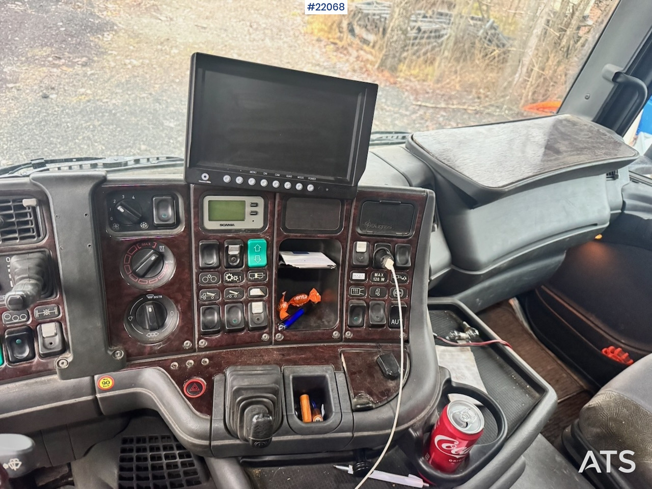 Hook lift truck Scania 2003 Scania R164 580 8x2 Tridem Krokbil: picture 26