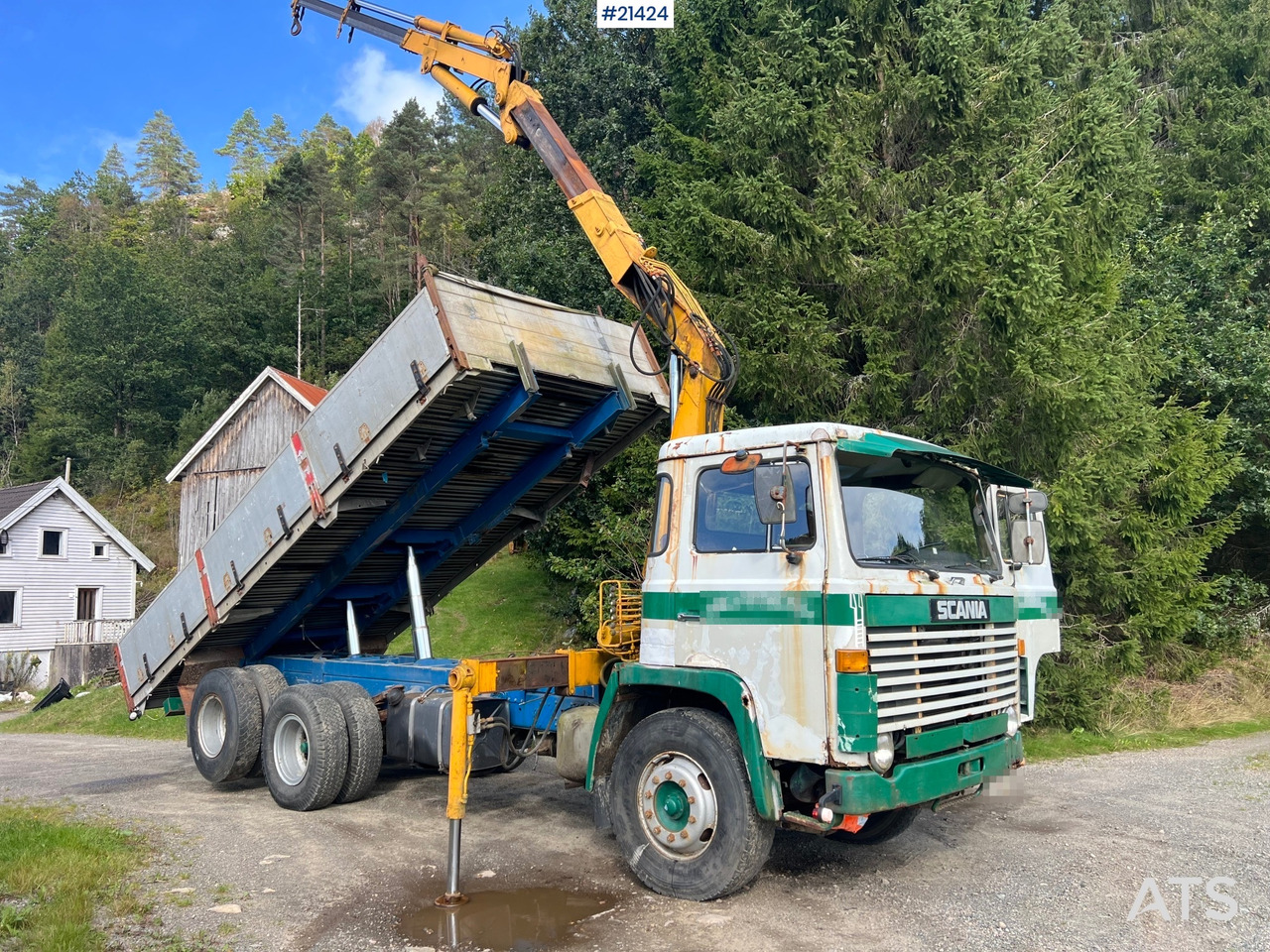 Scania LB 81 - Crane truck: picture 1 Scania LB 81 - Crane truck: picture 1