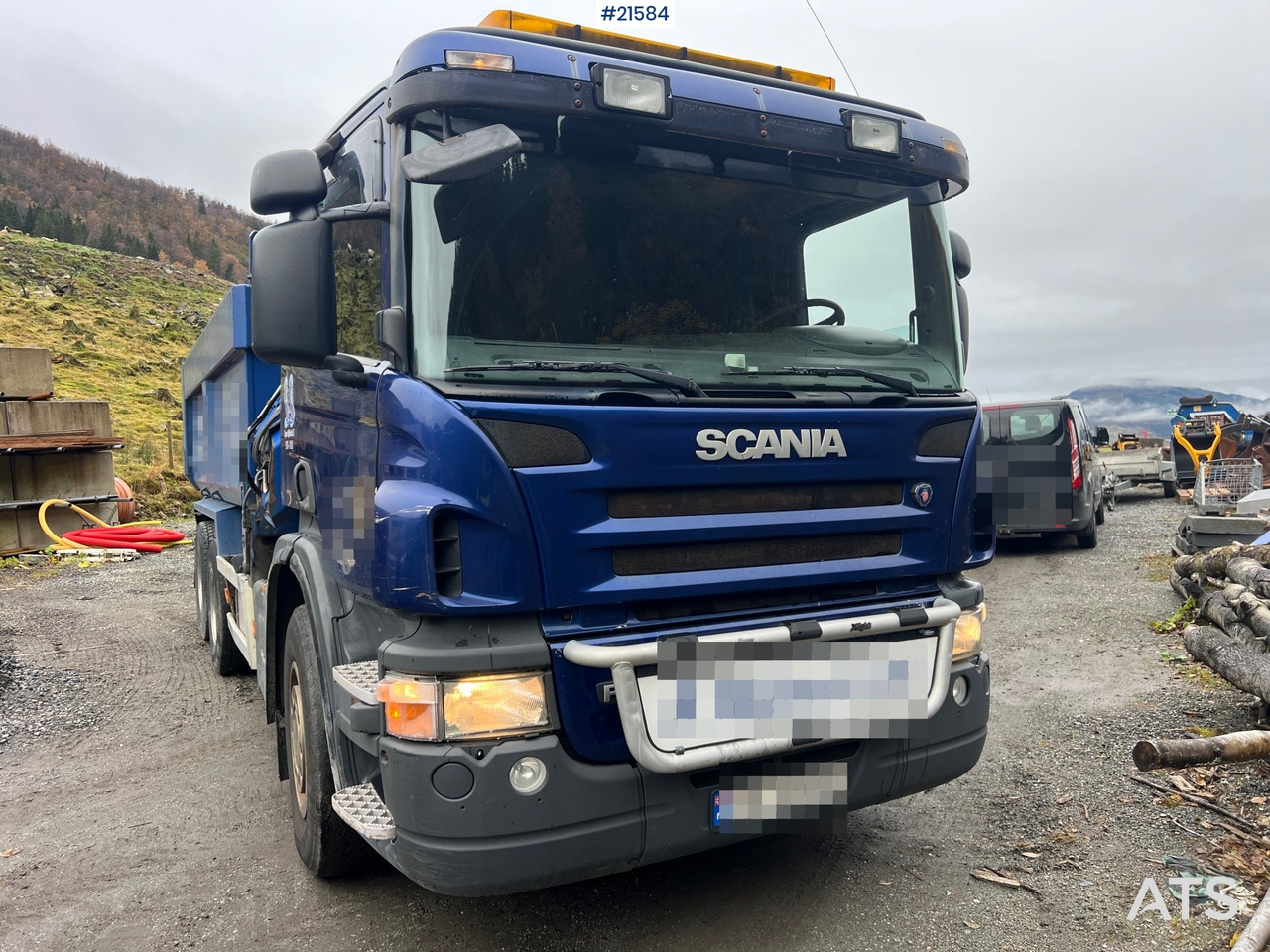 Scania P380 6x2 kranbil m/tipp, m/14t/ og m/Hiab kran - Crane truck: picture 4 Scania P380 6x2 kranbil m/tipp, m/14t/ og m/Hiab kran - Crane truck: picture 4