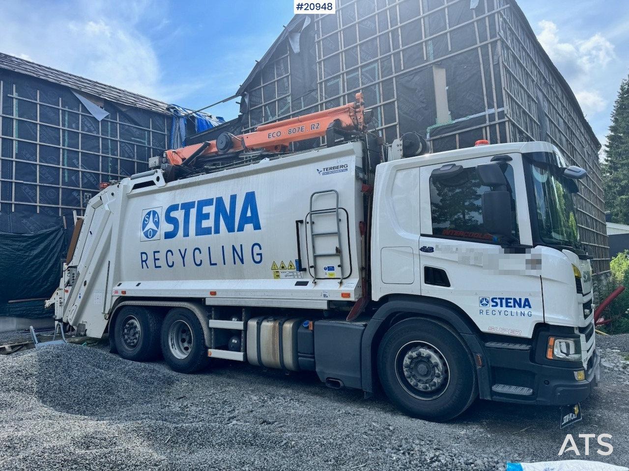 Scania P410 - Refuse truck: picture 2 Scania P410 - Refuse truck: picture 2