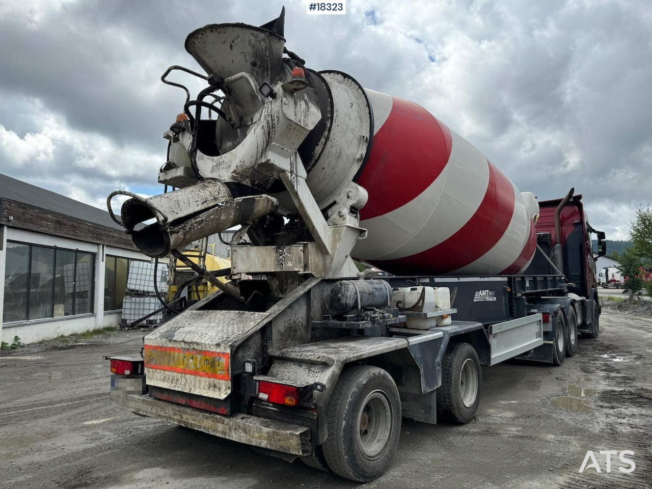Scania R580 - Concrete mixer truck: picture 1 Scania R580 - Concrete mixer truck: picture 1