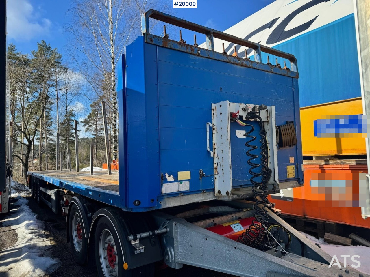 Dropside/ Flatbed semi-trailer Schmitz Rettsemi: picture 1