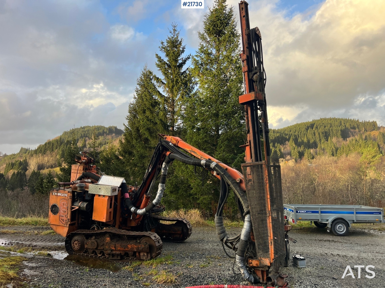 Tamrock DHA400 Borerigg m/ HLR 438L hammer - Drilling rig: picture 1 Tamrock DHA400 Borerigg m/ HLR 438L hammer - Drilling rig: picture 1