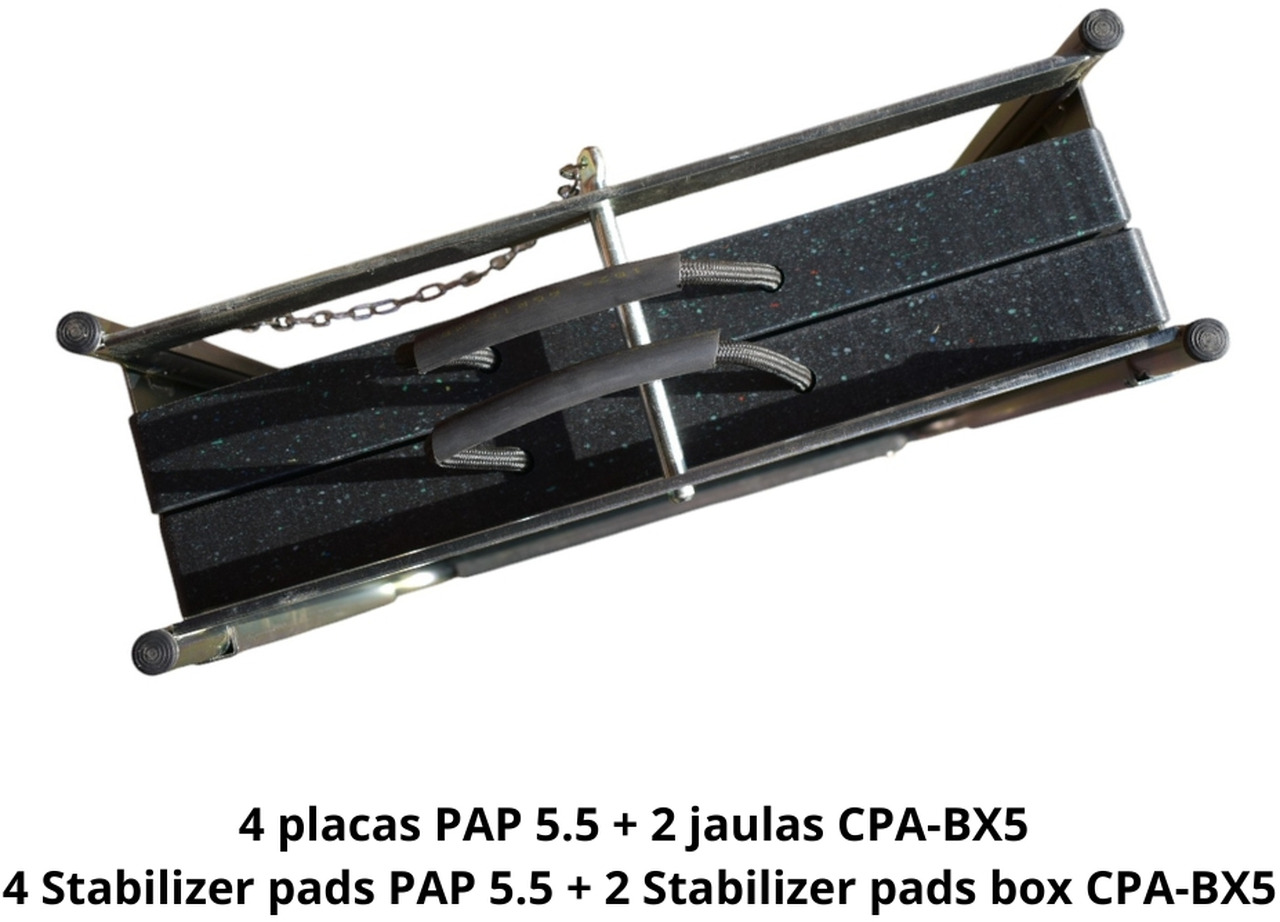 4 Stabilizer Pads PAP 5.5 + 2 Boxes CPA-BX5 OF-4-4P2J - Spare parts for Truck mounted crane: picture 3 4 Stabilizer Pads PAP 5.5 + 2 Boxes CPA-BX5 OF-4-4P2J - Spare parts for Truck mounted crane: picture 3