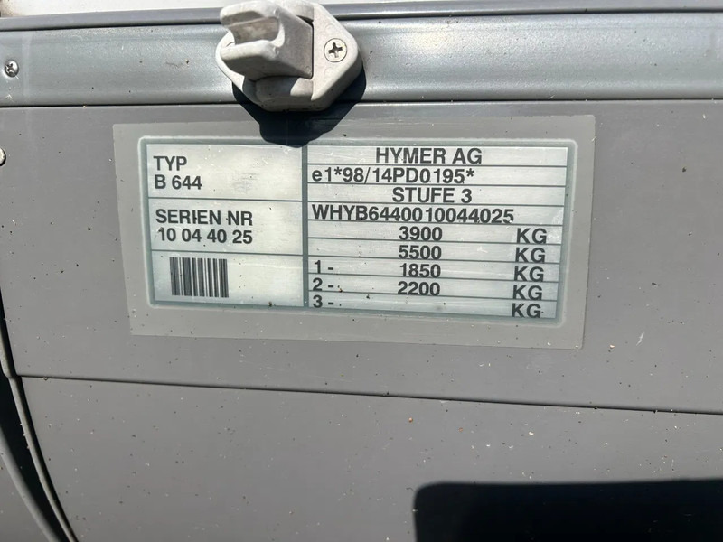 Fiat B644 6 personen HYMER de mooiste van Nederland - Integrated motorhome: picture 3 Fiat B644 6 personen HYMER de mooiste van Nederland - Integrated motorhome: picture 3