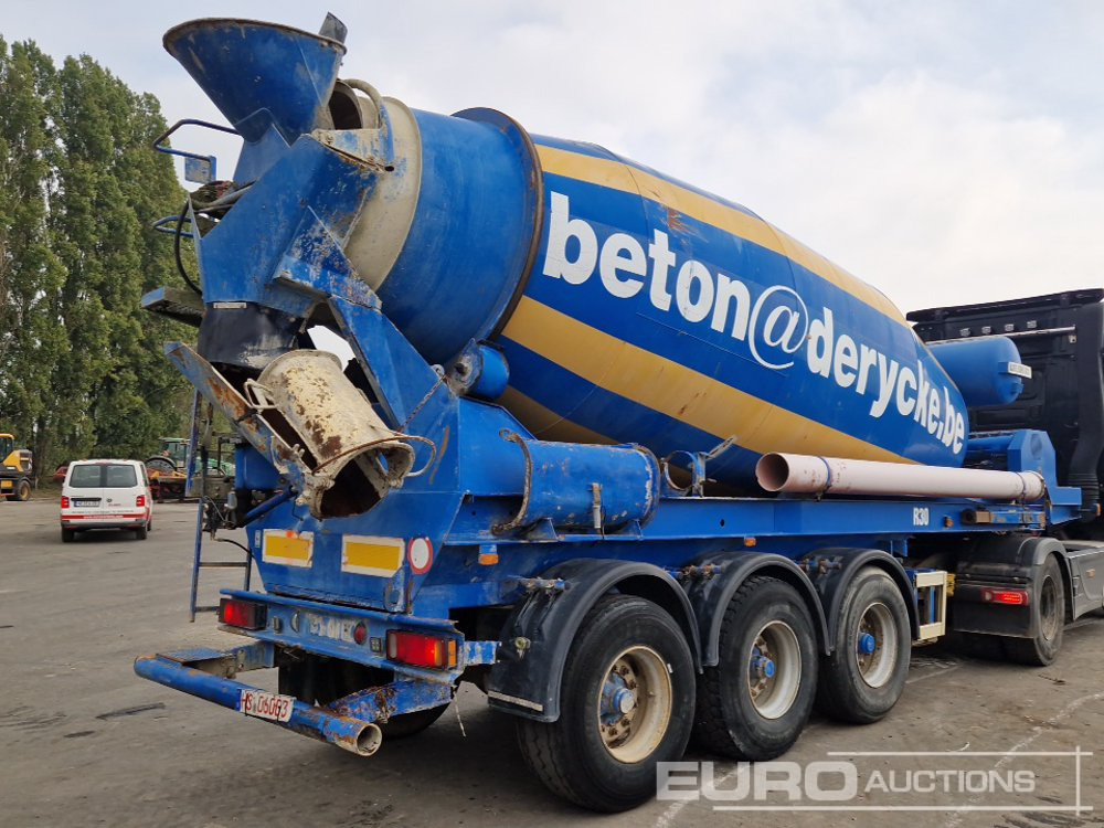 2001 Kumlin SF37.5 3 Axle Concrete Mixer Trailer (German Reg. Docs. Available) - Concrete mixer semi-trailer: picture 5 2001 Kumlin SF37.5 3 Axle Concrete Mixer Trailer (German Reg. Docs. Available) - Concrete mixer semi-trailer: picture 5