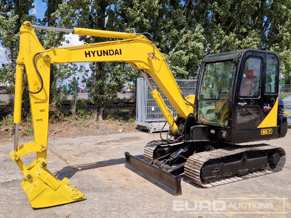 2013 Hyundai R60-7 - Mini excavator: picture 1 2013 Hyundai R60-7 - Mini excavator: picture 1