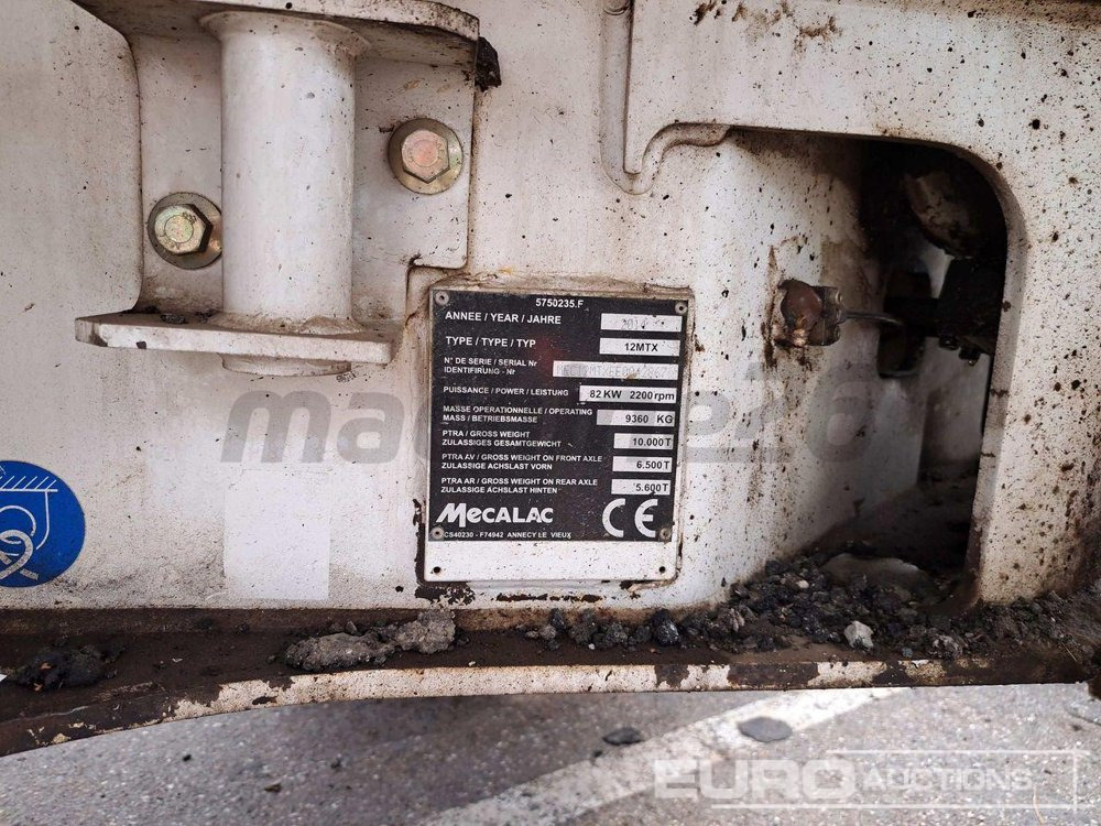 2014 Mecalac 12 MTX - Wheel excavator: picture 4 2014 Mecalac 12 MTX - Wheel excavator: picture 4