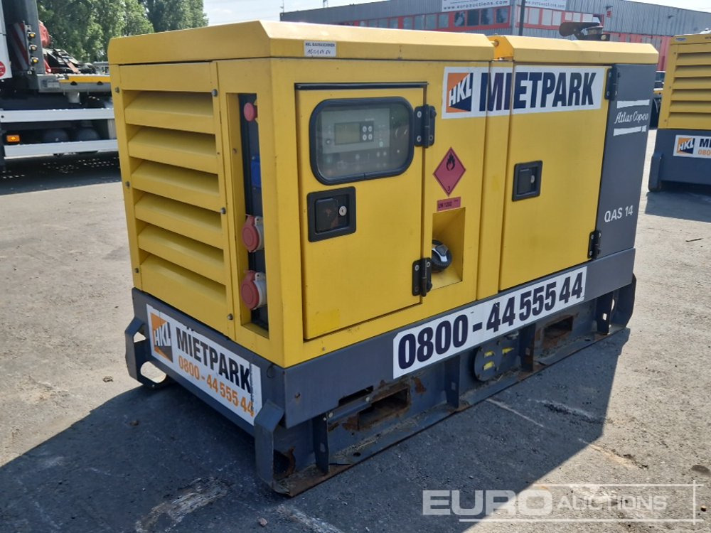 2016 Atlas Copco QAS14 - Generator set: picture 1 2016 Atlas Copco QAS14 - Generator set: picture 1
