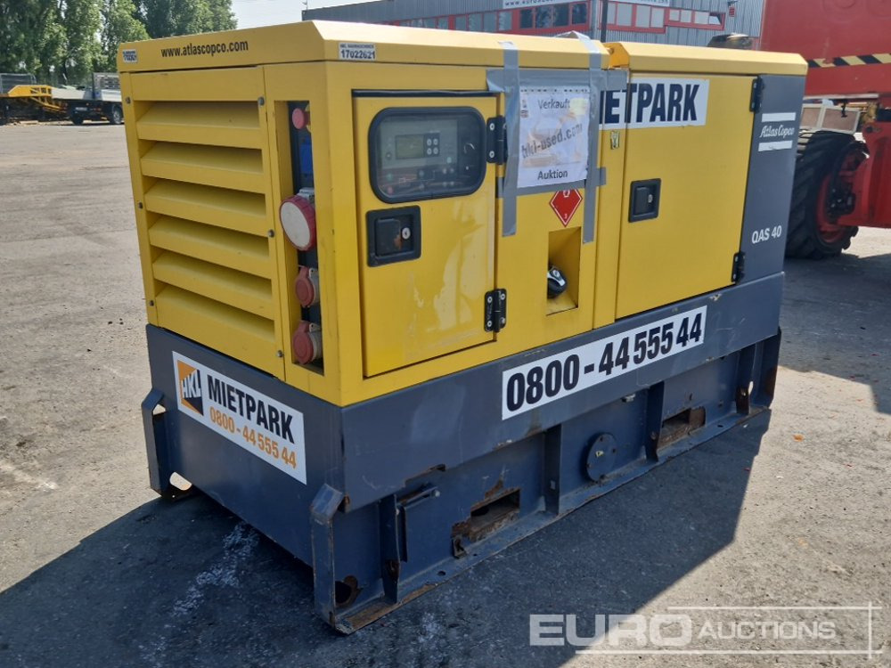 2017 Atlas Copco QAS 40 - Generator set: picture 1 2017 Atlas Copco QAS 40 - Generator set: picture 1