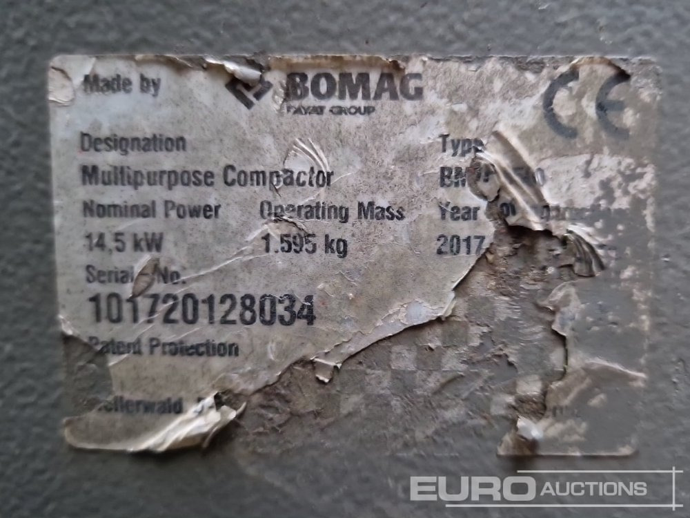 Asphalt machine 2017 Bomag BMP8500: picture 14