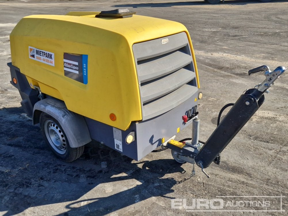 2018 Atlas Copco XAS88 180CFM - Air compressor: picture 4 2018 Atlas Copco XAS88 180CFM - Air compressor: picture 4