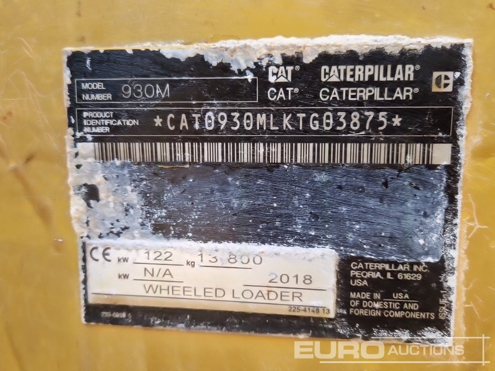 Wheel loader 2018 CAT 930M: picture 30