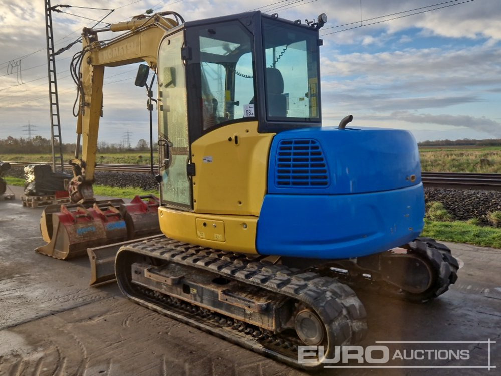2018 Komatsu PC80MR-5 - Mini excavator: picture 3 2018 Komatsu PC80MR-5 - Mini excavator: picture 3