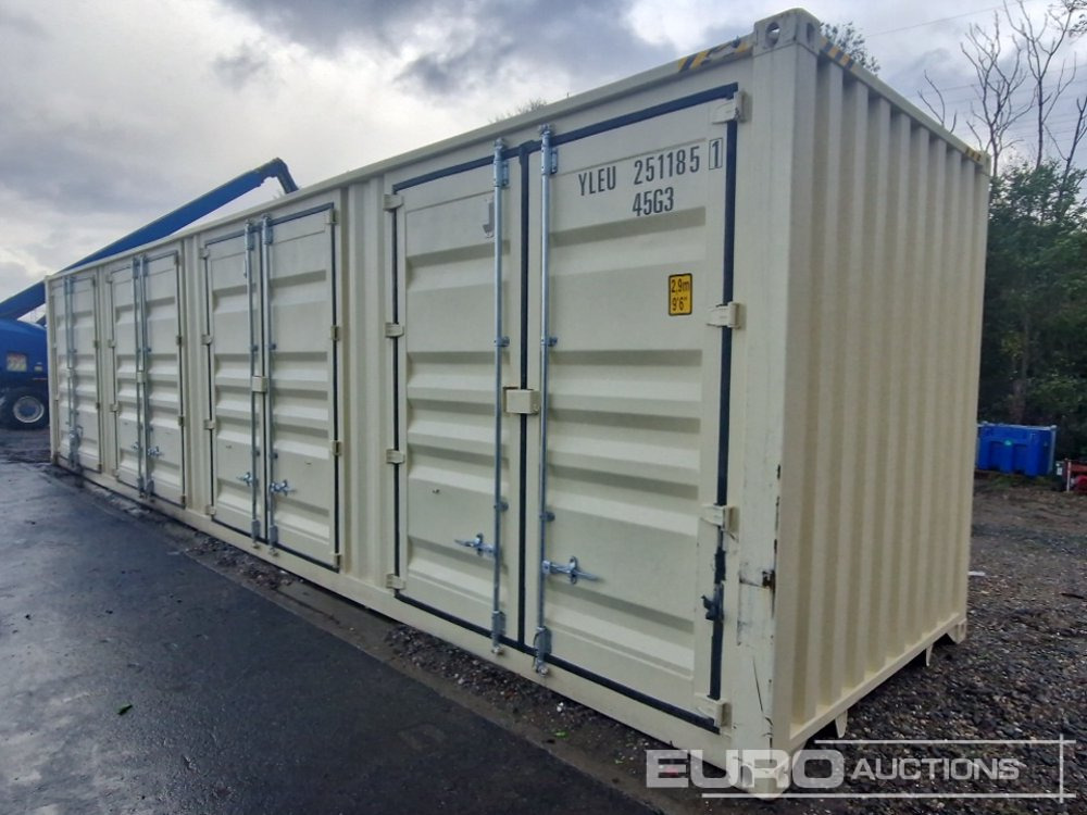 2025 40' HQ Container, One Side 4 Doors, One End Door, Lock Box - Shipping container: picture 2 2025 40' HQ Container, One Side 4 Doors, One End Door, Lock Box - Shipping container: picture 2