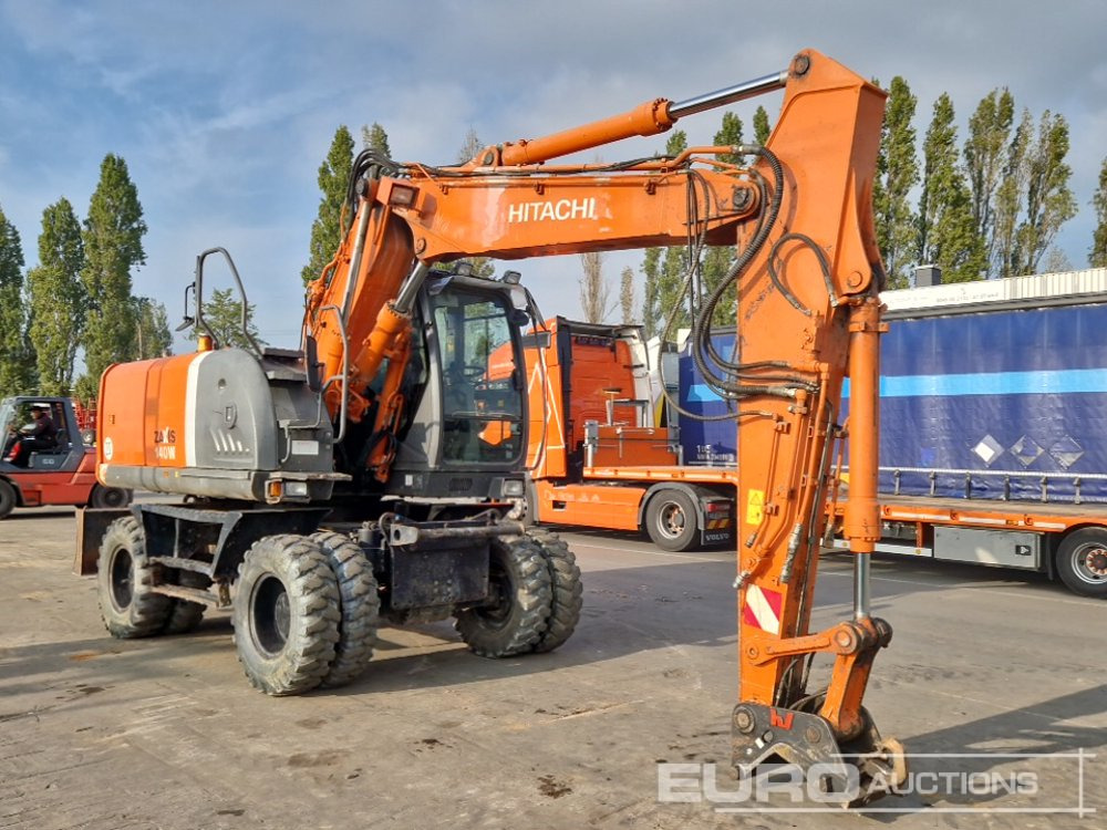 Wheel excavator Hitachi ZX140W-3: picture 8