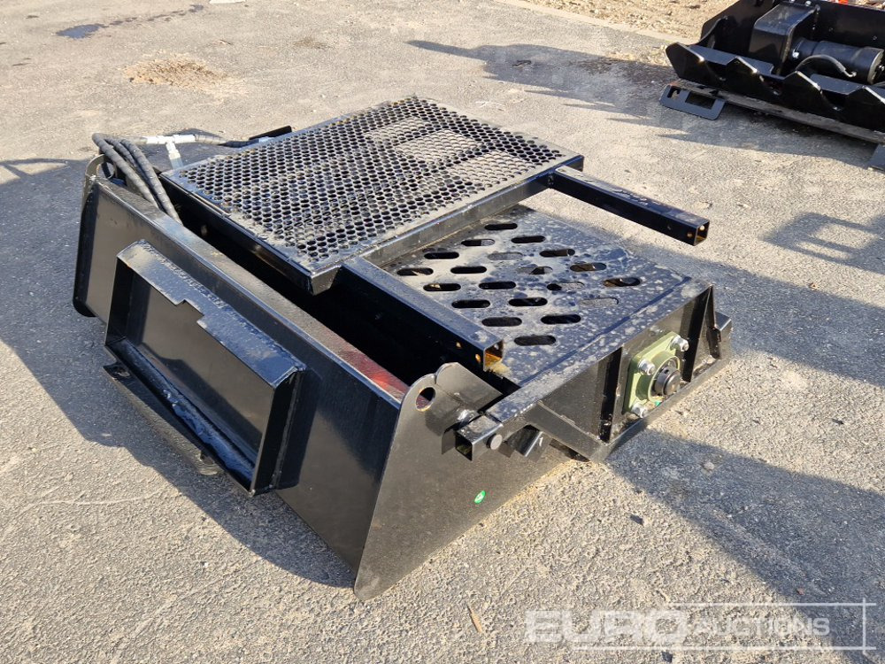 Unused 2025 GIYI Rock Rake to suit Skidsteer Loader - Material handling equipment: picture 1 Unused 2025 GIYI Rock Rake to suit Skidsteer Loader - Material handling equipment: picture 1