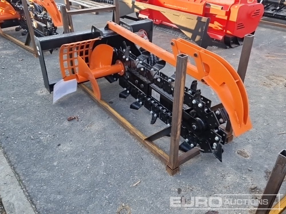 Unused 2025 GIYI Trencher to suit Skidsteer Loader - Material handling equipment: picture 3 Unused 2025 GIYI Trencher to suit Skidsteer Loader - Material handling equipment: picture 3